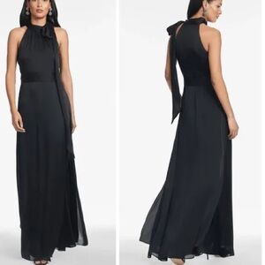 NWT Sachin & Babi Kayla Gown Maxi Black Nordstrom $325 Size 2